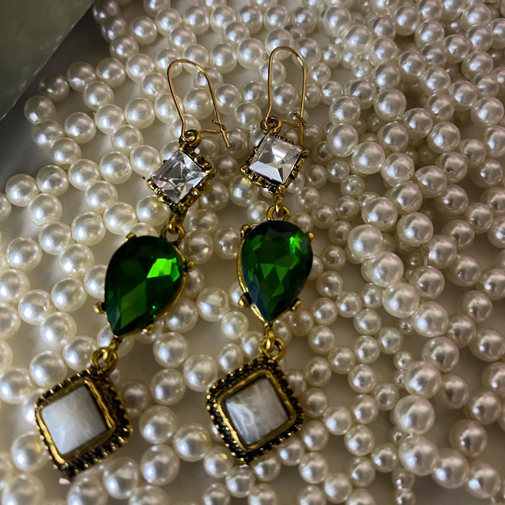 Gemstone earrings